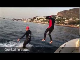 Quattro catanesi conquistano Panarea. A nuoto! (video)