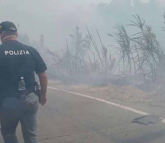 Fiamme sulle colline di Fondo Fucile: minorenni i responsabili bloccati dalla Polizia