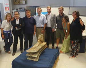 Foto di gruppo funzionari della Soprintendenza del Mare e ricercatori della RPM Nautical Fundation