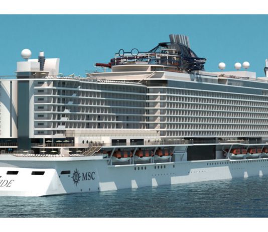 Anche Messina tra le tratte della nuova Msc Seaview