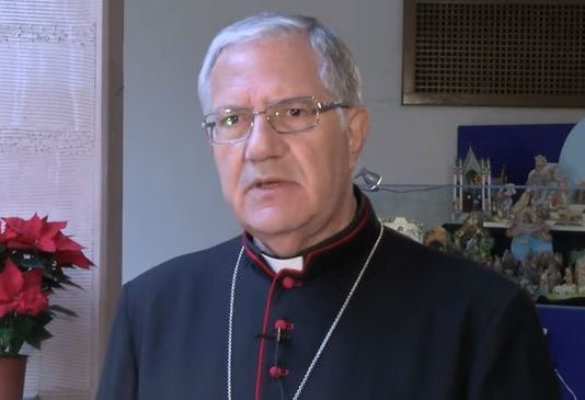Mons. Accolla ha contratto nuovamente il covid. Annullati gli auguri pasquali alla città