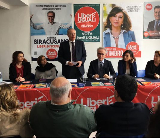 La sinistra oltre Renzi, “Liberi e Uguali con Pietro Grasso” presenta i candidati a Messina