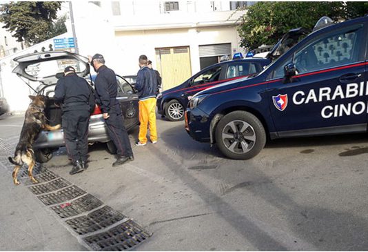Arrestati a “Naso”: lui, lei e la marijuana, quasi mezzochilo in casa