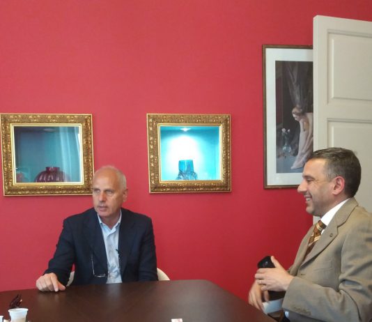 Dino Bramanti incontra il delegato provinciale del Coni Messina Alessandro Arcigli