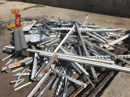Operazione “Action Day” contro il furto del rame: 2 denunce e diversi kg di materiale ferroso sequestrati