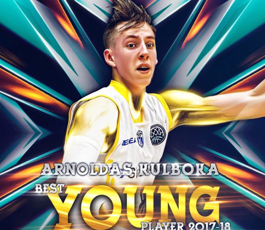 Orlandina basket. Arnoldas Kulboka miglior giovane della Basketball Champions League!