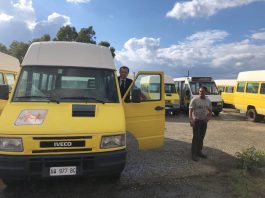 Nuova fermata scuolabus a Larderia inferiore