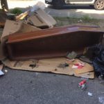 Trovata a S. Filippo una bara tra i rifiuti