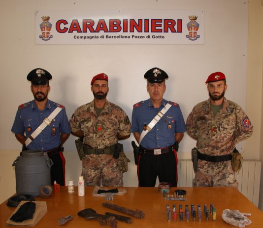 Barcellona P.G.: arrestati due pastori per furto di energia elettrica e rinvenute armi in un terreno