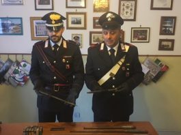 Caronia, fabbricava armi in casa: arrestato