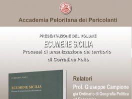 All’Accademia dei Pericolanti la presentazione di “Ecumene Sicilia” giovedì 25 ottobre