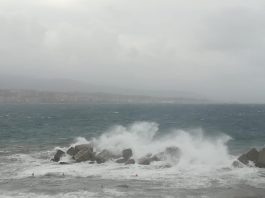 Domenica tempestosa sullo Stretto, e dopo lo scirocco attesa la pioggia