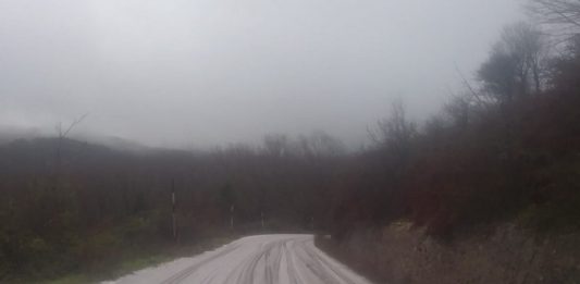 Città Metropolitana di Messina: in azione i mezzi spazzaneve sulla S.P. 168 Caronia-Capizzi