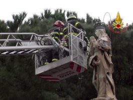Immacolata, l’omaggio dei Vigili del Fuoco