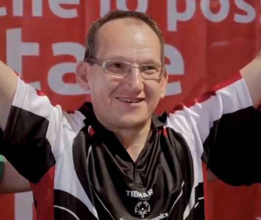 Il pongista messinese Massimo Girolamo pronto per le Special Olympics di Abu Dhabi