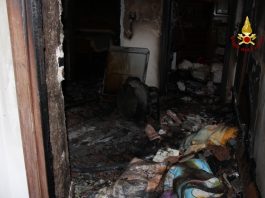 Barcellona P.G. Bombola causa incendio in un’abitazione (foto)