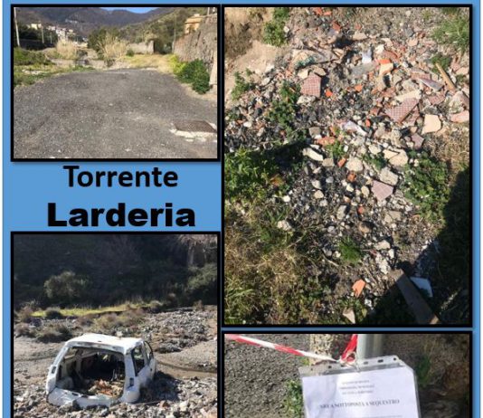 Torrente Larderia, rifiuti pericolosi. Sequestrata area abusiva