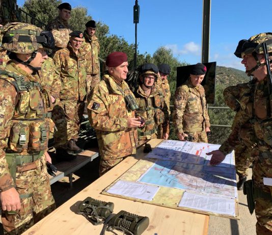 Esercito, la Brigata Aosta in esercitazione a Capo Teulada