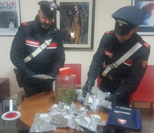 In casa con un Kg di marijuana, due incensurati arrestati a Fondo Fucile