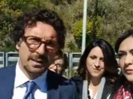 Il Ministro Toninelli a Letojanni, “pronto a revocare concessione al Cas”
