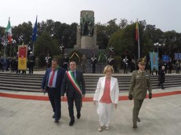 Festa della Liberazione: cerimonia in Piazza Unione Europea