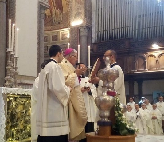 Messa Crismale 28 maggio in Cattedrale, non sarà possibile superare le 200 presenze