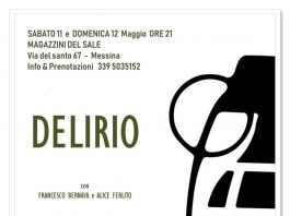 Magazzini del Sale: ritorna la compagnia Mezzaria con lo spettacolo “Delirio” l’11 e 12 maggio