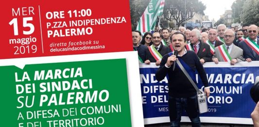 Marcia dei sindaci a Palermo a difesa delle ex province