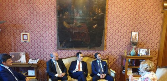 L’ambasciatore tedesco in visita a Messina, tappa in Prefettura, alla Gazzetta…e a Palazzo Zanca ?