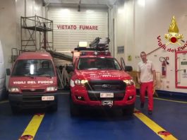 Emergenza Stromboli, inviato mezzo fuoristrada dai Vigili del Fuoco (video)