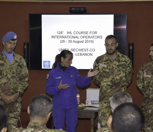 Missione in Libano: siciliani della brigata Aosta organizzano corso di Diritto Internazionale Umanitario