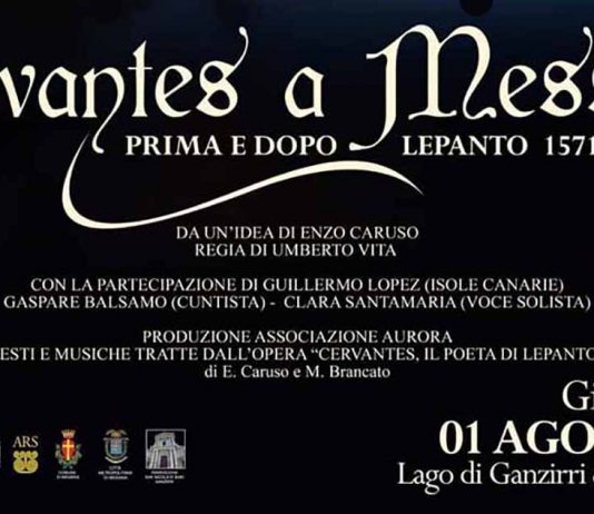 Stasera a Ganzirri “Cervantes prima e dopo Lepanto” spettacolo sul lago. Ecco le limitazioni viarie