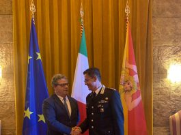 Miccichè riceve il nuovo comandante provinciale dei carabinieri