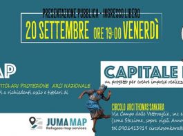 20 settembre JUMA Map e Capitale rifugiato al Circolo ARCI Thomas Sankara