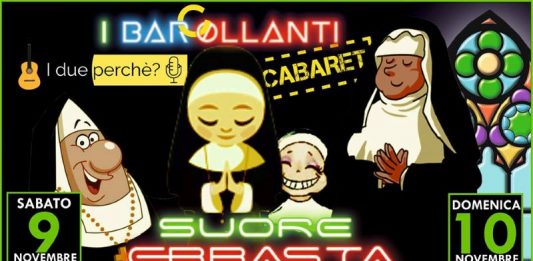 Teatro della luna obliqua, sabato è cabaret con “Suore Ebbasta”
