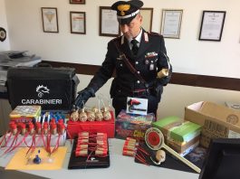 Giovane denunciato dai Carabinieri per danneggiamento e fabbricazione abusiva di materie esplodenti