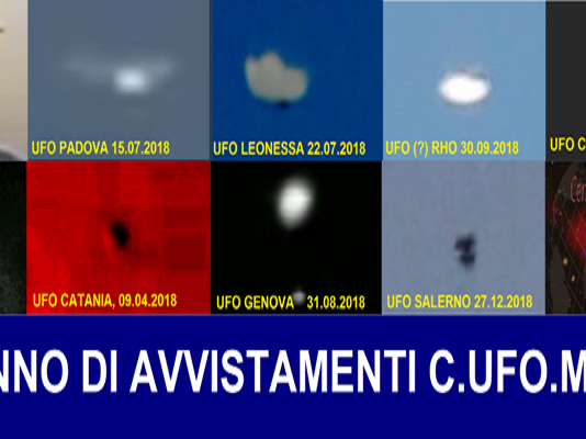 Gli Ufo sui cieli italiani: pubblicati dal C.UFO.M. i migliori avvistamenti del 2019 (video)
