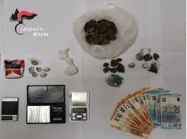 Gaggi (ME): deteneva marijuana e cocaina, 52enne arrestato dai Carabinieri