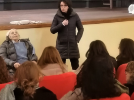 Teatro Alfieri di Naso (Messina): Rosetta Sfameni conquista gli allievi