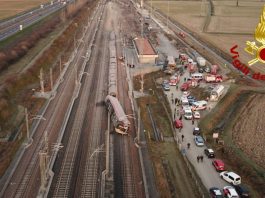 Treno deragliato: due ore di sciopero di tutti i ferrovieri per rispetto delle vittime