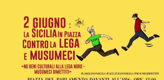 Il 2 giugno i siciliani recapitano avviso di sfratto a Lega e Musumeci