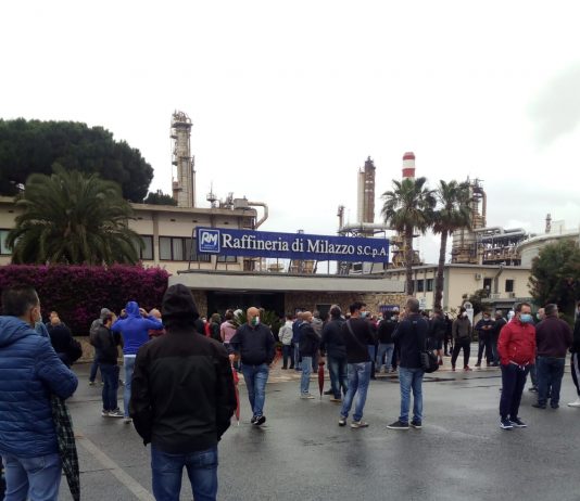 Raffineria di Milazzo, sciopero ad oltranza dei lavoratori