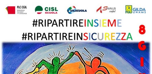 Scuola: Sindacati, flash mob l’8 giugno a Palermo e in tutte le province siciliane su ripartenza in sicurezza