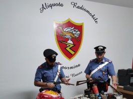 Giardini Naxos: Deteneva illecitamente armi artigianali e munizioni. Arrestato 67enne