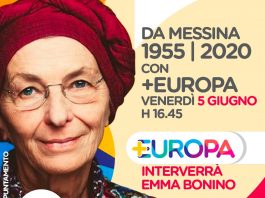 Da Messina 1955 – 2020 con Più Europa: webinar con Emma Bonino
