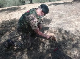 il Genio Guastatori di Palermo dell’Esercito disinnesca ordigni bellici a Castroreale, Randazzo (Ct) e Agira (En)