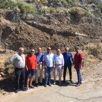 Filicudi, sopralluogo per la messa in sicurezza della strada di Pecorini a mare