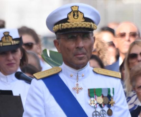 Visita di cortesia a Palazzo Zanca del contrammiraglio Giancarlo Russo