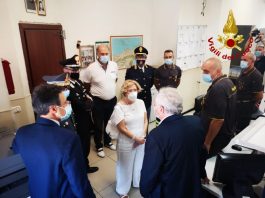 Ferragosto, il Prefetto Librizzi fa visita ai Vigili del Fuoco