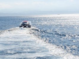 Maurizio Schepici e Giampaolo Montavoci record mondiale offshore UIM sulla tratta Messina – Vulcano – Messina